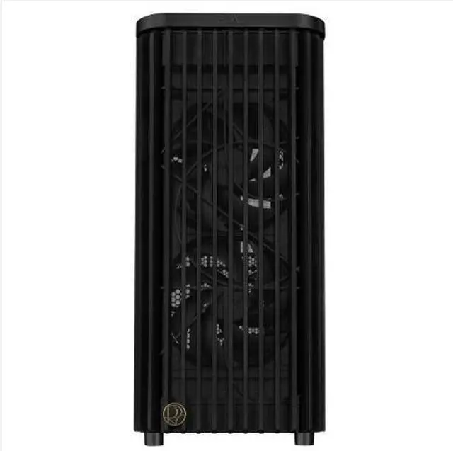 Alt view image 5 of 6 - ASUS ProArt PA401 Wood Edition Mid-Tower Case, supports ATX, M-ATX, and Mini-ITX motherboards, comes standard with two 160mm custom fans, and features a latch on the left side panel