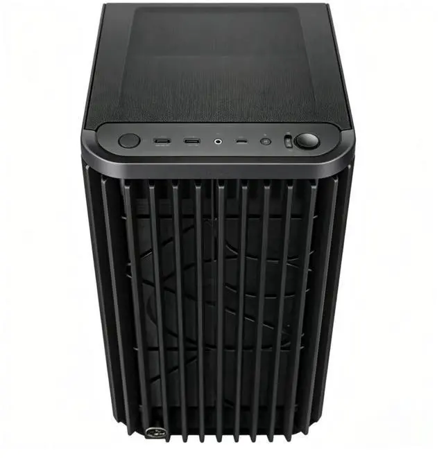 Alt view image 6 of 6 - ASUS ProArt PA401 Wood Edition Mid-Tower Case, supports ATX, M-ATX, and Mini-ITX motherboards, comes standard with two 160mm custom fans, and features a latch on the left side panel