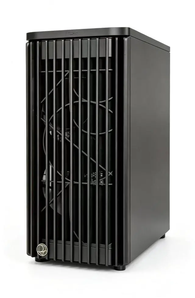 Alt view image 4 of 6 - ASUS ProArt PA401 Wood Edition Mid-Tower Case, supports ATX, M-ATX, and Mini-ITX motherboards, comes standard with two 160mm custom fans, and features a latch on the left side panel