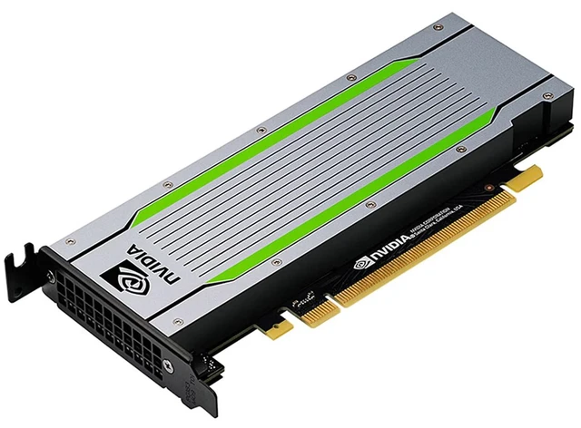 Alt view image 2 of 5 - NVIDIA Tesla T4 16GB Graphics Card, GDDR6 Memory, PCIe3.0 x16, 70W Low Power, AI Inference & Computing GPU