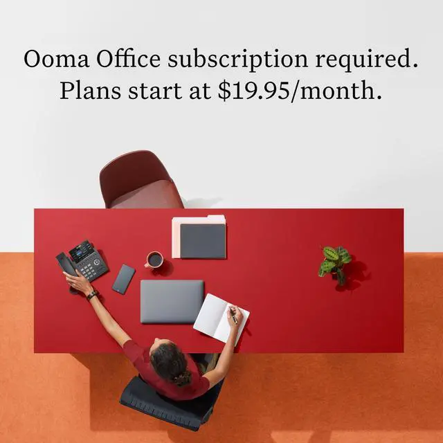 Alt view image 11 of 14 - ooma office 2603 business ip desk phone. works with ooma office cloud-based voip phone service with virtual receptionist, desktop app, video conferencing and call recording.