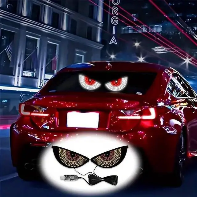 Alt view image 5 of 5 - Amblive Devil Eye LED Car Light  Red USB-Powered Evil Eye Ambient Light for Cars, Trucks, SUVs  Plug & Play, No Wiring, Sleek Interior Light, Nighttime Safety, Unique Accessory, No Battery Required