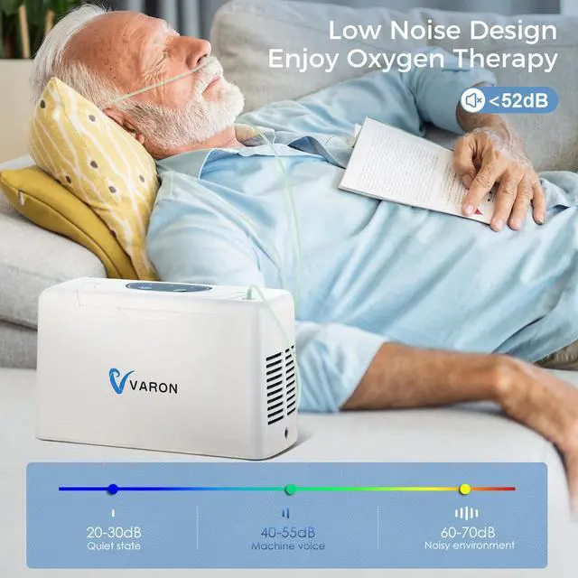 Alt view image 5 of 7 - MONPORT Portable Oxygen Concentrator for Travel, Adjustable&Small Oxygen Generator Machine with Small Bag/ Accessories,33%