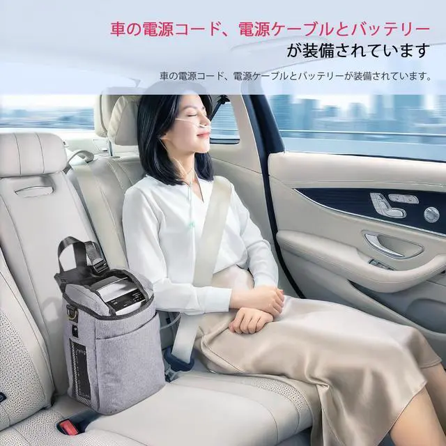 Main image of MONPORT Pulse Flow Oxygen Concentrator with Dual Modes (Sensing/Fixed Pulse) - 1000mL/min Adjustable, Dual Voltage AC/DC, Removable Battery & 58dB for Home Travel Use