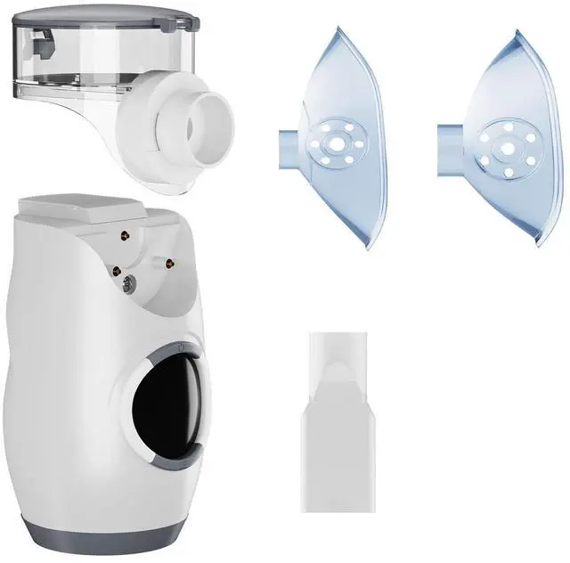 Main image of Monport Portable Mesh Humidifier with 3 Modes - Ultra-Fine 5m Mist, LED Display, USB Rechargeable & Under 50dB for Bedroom, Office, Travel