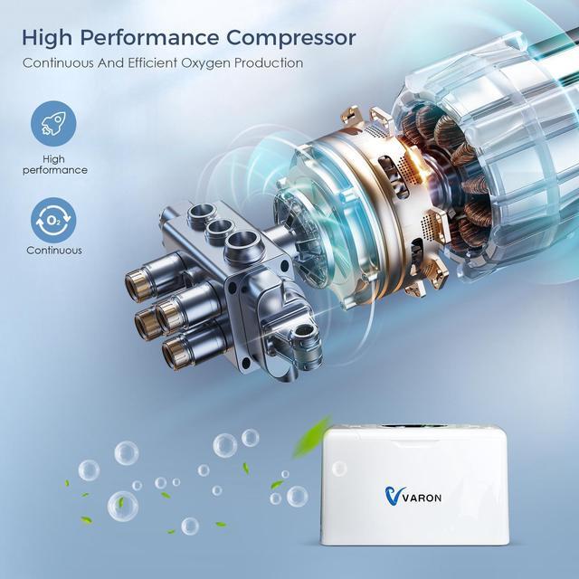 Alt view image 4 of 7 - Monport |  Continuous Oxygen Machine | PSA Technology, Auto Timer (20-120min)