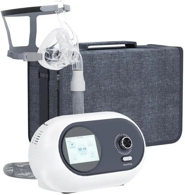 Main image of Monport|CPAP Machine, Bilevel Positive Airway Pressure (BiPAP) Machine, 7 Therapy Modes APAP BIPAP S T ST VGPSS, with Humidifier, Full Face Mask, for Sleep Apnea, Snoring, Lung Dysfunction, Home Use