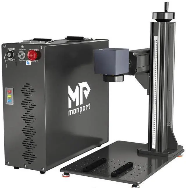 Main image of Monport| GT 200W Split MOPA Fiber Laser Engraver & Color Marking Machine With AutoFocus