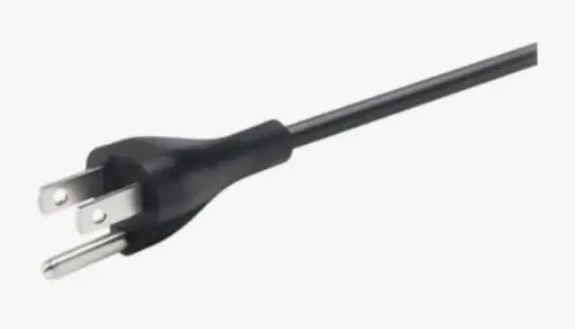 Alt view image 4 of 4 - Dell Power Adapter With 3-prong Cord - 65 Watt - 65 W Output Power - 120 V AC, 230 V AC Input Voltage - 19.5 V DC Output Voltage - 3.34 A Output Current - 7.5 mm (big) Tip Round