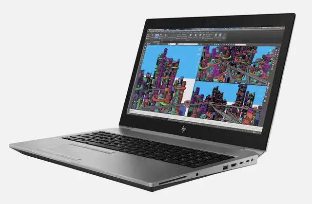 Alt view image 3 of 6 - HP ZBook 15 G5 15.6" Notebook - Intel Core i7 8th Gen i7-8850H Hexa-core (6 Core) 2.60 GHz - 32 GB Total RAM - 1 TB HDD