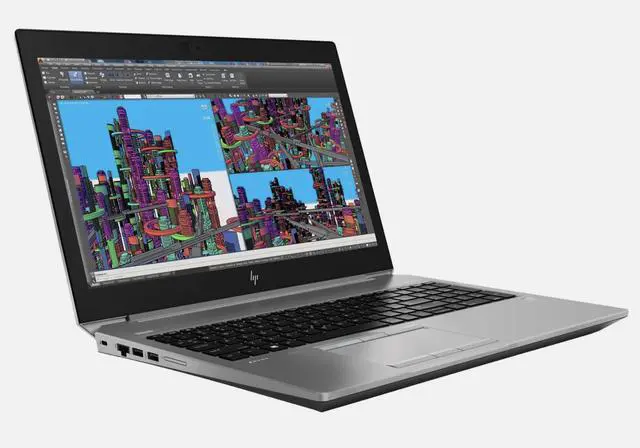 Alt view image 4 of 6 - HP ZBook 15 G5 15.6" Notebook - Intel Core i7 8th Gen i7-8850H Hexa-core (6 Core) 2.60 GHz - 32 GB Total RAM - 1 TB HDD