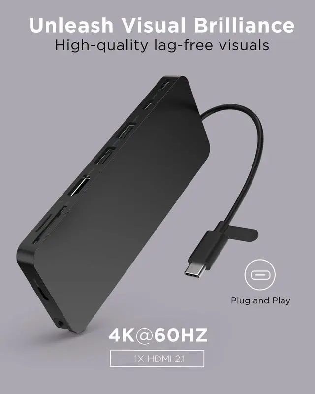 Alt view image 18 of 20 - Lenovo USB-C Slim Travel Dock