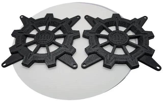 Alt view image 2 of 2 - 2x -Fallout 120mm fan covers vaultec vault 111