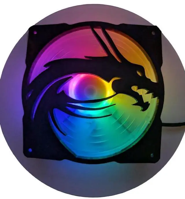 Main image of 2x - 120mm fan covers Dragon -MSI-