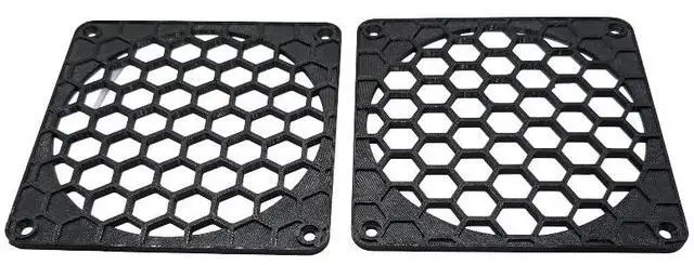 Alt view image 2 of 3 - 2x - 120mm fan covers Hexagon full hex