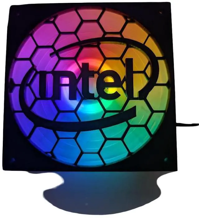 Main image of 2x - 120mm fan covers hexagon -Intel-grill
