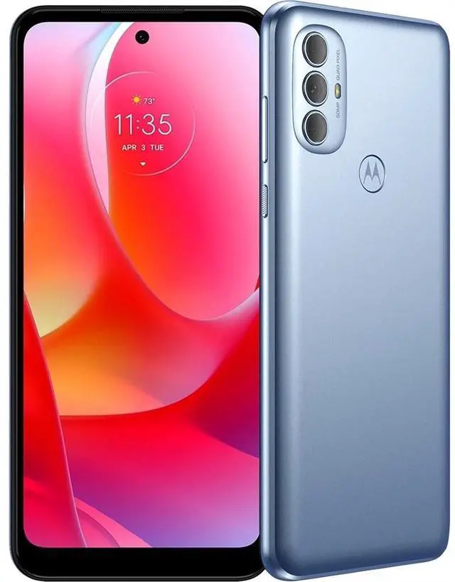 Alt view image 3 of 3 - Motorola Moto Moto G Power 2022 128GB 6.5" 4G LTE GSM Unlocked, Ice Blue