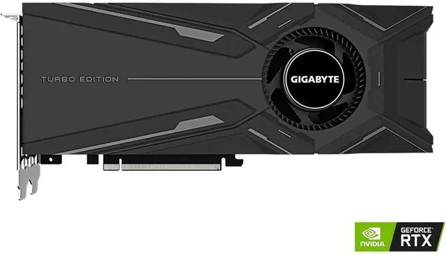 Alt view image 4 of 6 - Gigabyte GeForce RTX 2080 Ti Turbo OC 11G (rev. 2.0) Graphics Card, Black
