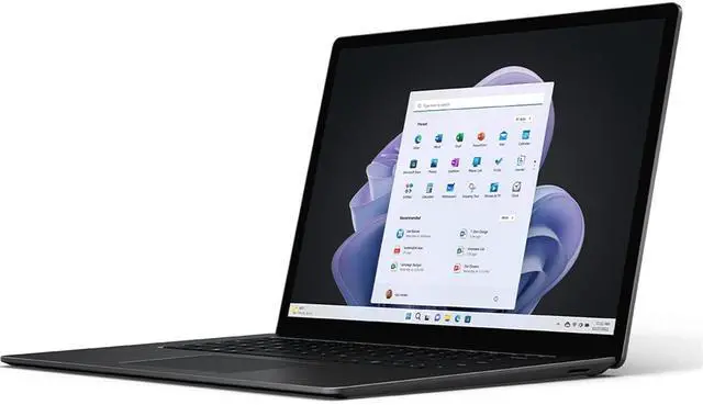 Alt view image 2 of 2 - Microsoft Surface Laptop 5 15" Touch 8GB 512GB SSD Core i7-1255U 1.7GHz WIN11H, Matte Black