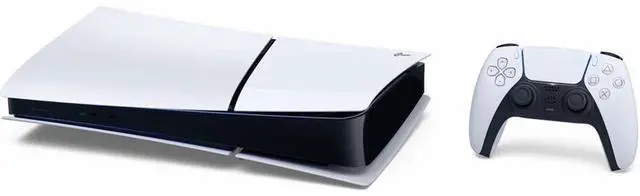Alt view image 2 of 3 - Sony PlayStation 5 Slim 1000039670 1TB Console w/1-Controller, White