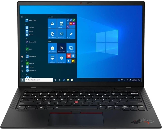 Main image of Lenovo ThinkPad X1 Carbon Gen 9 14" 16GB 256GB SSD Core i5-1135G7 2.4GHz WIN11H, Black