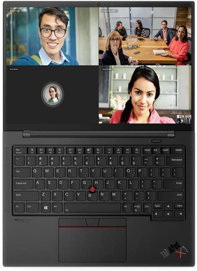 Alt view image 4 of 5 - Lenovo ThinkPad X1 Carbon Gen 9 14" 16GB 256GB SSD Core i5-1135G7 2.4GHz WIN11H, Black