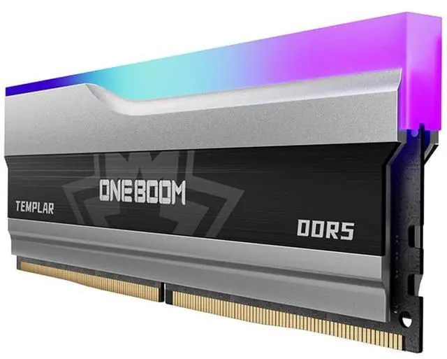 Alt view image 7 of 7 - ONEBOOM TEMPLAR DDR5 RGB 32GB (2 x 16GB) 288-Pin DIMM PC RAM 5600 (PC5 44800) Desktop Gaming Memory with Heatsink 32GB (2 x 16GB) DDR5 5600 (PC5 44800) CL38 1.35V