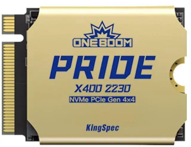 Main image of ONEBOOM X400 2230 512GB M.2 NVMe PCIe 4.0 Gaming SSD, Speed Up to 5200MB/s, 3D NAND TLC, Internal Solid State Disk, M.2 2230 with Heatsink 512GB M.2 2230 w/ Heatsink 512GB