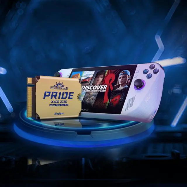 Alt view image 2 of 6 - ONEBOOM X400 2230 512GB M.2 NVMe PCIe 4.0 Gaming SSD, Speed Up to 5200MB/s, 3D NAND TLC, Internal Solid State Disk, M.2 2230 with Heatsink 512GB M.2 2230 w/ Heatsink 512GB