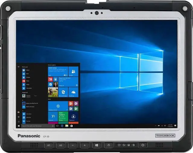 Main image of Restored Panasonic Toughbook CF-33, 2-in-1 Fully Rugged 12" Touchscreen Tablet, 8GB RAM, 256GB SSD, Windows 10 Pro - Tablet only and charger ,NO stylus
Scratches and Dents