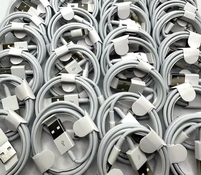Main image of LOT of 100x 3FT USB Data Charging Cord Cable for iPhone 12 11 X 8 7 6s NEW