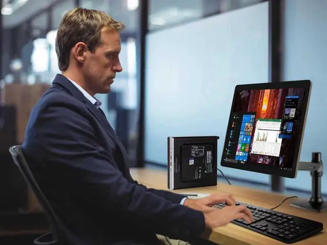 Alt view image 5 of 5 - HP EliteDesk 800 G3 Desktop Computer - Intel Core i5 7th Gen i5-7500T 3.40 GHz - 8 GB RAM DDR4 SDRAM - 256 GB SSD - Desktop Mini -Windows 10 Pro, WIFI Compatibility, TESTED AND WORKING