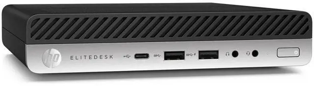 Alt view image 3 of 4 - HP EliteDesk 800 G4 Mini Business Desktop 8th Gen (2.10GHz Intel i5-8500T 6-Core, Intel UHD 630, 16GB RAM, 256GB SSD, WiFi, Bluetooth, Display Port, RJ-45, Win 10 Pro)