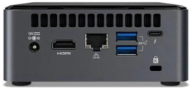 Alt view image 3 of 6 - Intel NUC 10 Mini PC,Frost Canyon NUC10i5FNHN,Win10 Pro Intel Core i5-10210U,Up to 4.2GHz Turbo,4 Cores,25W Intel UHD Graphics,WiFi6,Thunderbolt 3(16GB RAM+1TB NVME M.2 SSD)