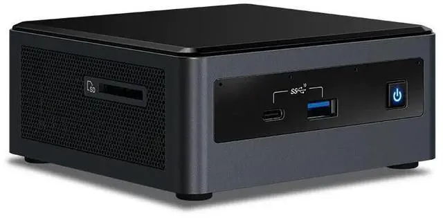 Alt view image 4 of 6 - Intel NUC 10 Mini PC,Frost Canyon NUC10i5FNHN,Win10 Pro Intel Core i5-10210U,Up to 4.2GHz Turbo,4 Cores,25W Intel UHD Graphics,WiFi6,Thunderbolt 3(16GB RAM+1TB NVME M.2 SSD)