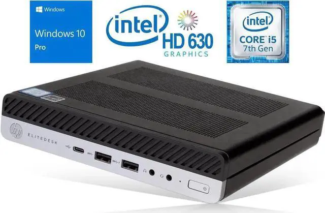 Alt view image 4 of 6 - HP Elitedesk 800 G3 USFF PC Intel i5 2.50 GHz 8 GB 512 GB SSD Windows 10 Pro