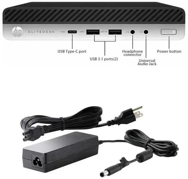 Alt view image 6 of 6 - HP Elitedesk 800 G3 USFF PC Intel i5 2.50 GHz 8 GB 512 GB SSD Windows 10 Pro