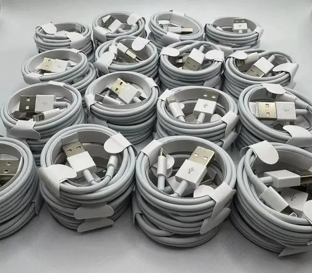Alt view image 3 of 7 - Pack of 500 Cables Wholesale 3ft 8 Pin to USB Data Sync Charger Cable Cord 14 13 12 11 Max