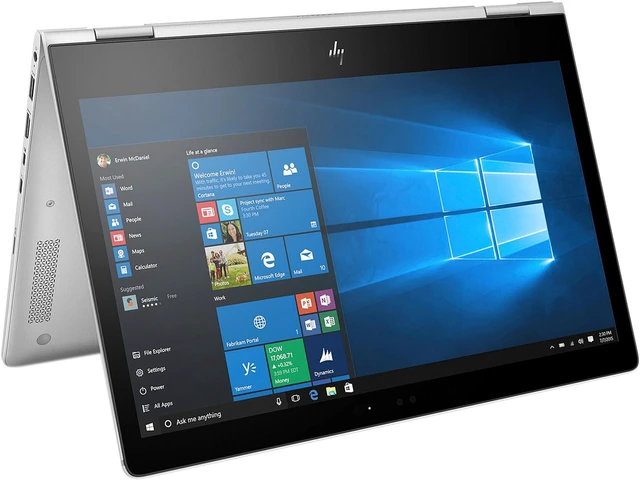 Main image of HP EliteBook x360 2-in-1 Laptop Intel Core i5-7200U 13.3" Windows 10 Pro 64-Bit 1030 G2 (2HH33UT#ABA)