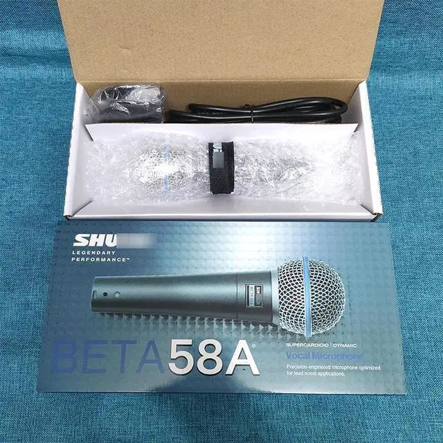 Alt view image 2 of 6 - Bleta58A wired dynamic microphone -professional singing KTV home use voice SM58 handheld microphone