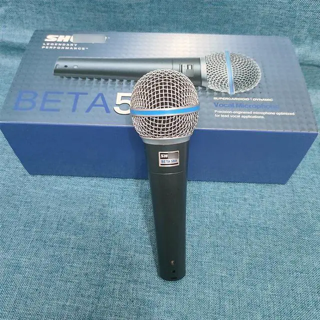 Alt view image 3 of 6 - Bleta58A wired dynamic microphone -professional singing KTV home use voice SM58 handheld microphone