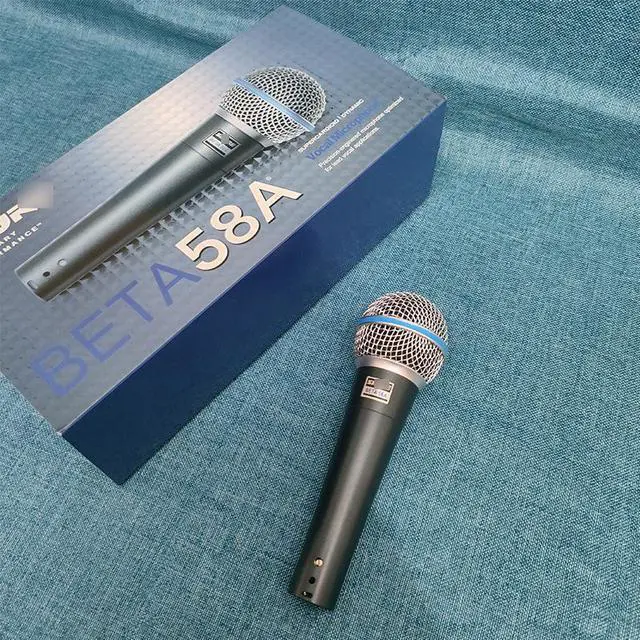 Alt view image 4 of 6 - Bleta58A wired dynamic microphone -professional singing KTV home use voice SM58 handheld microphone