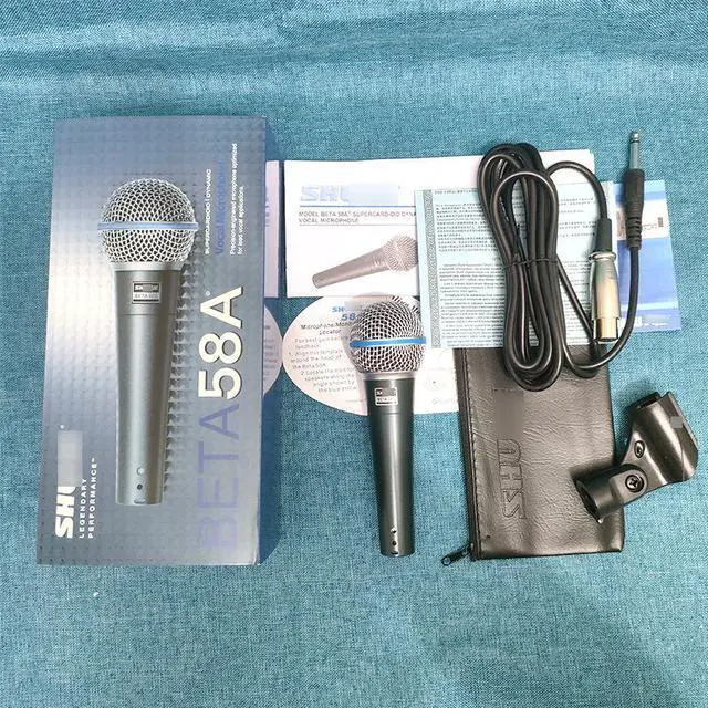 Alt view image 5 of 6 - Bleta58A wired dynamic microphone -professional singing KTV home use voice SM58 handheld microphone