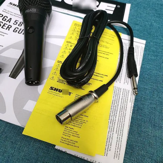 Alt view image 3 of 5 - PGA58 wired dyn amic microp hone, suitable for stage performances, home use in KTV, singing live streaming, professional