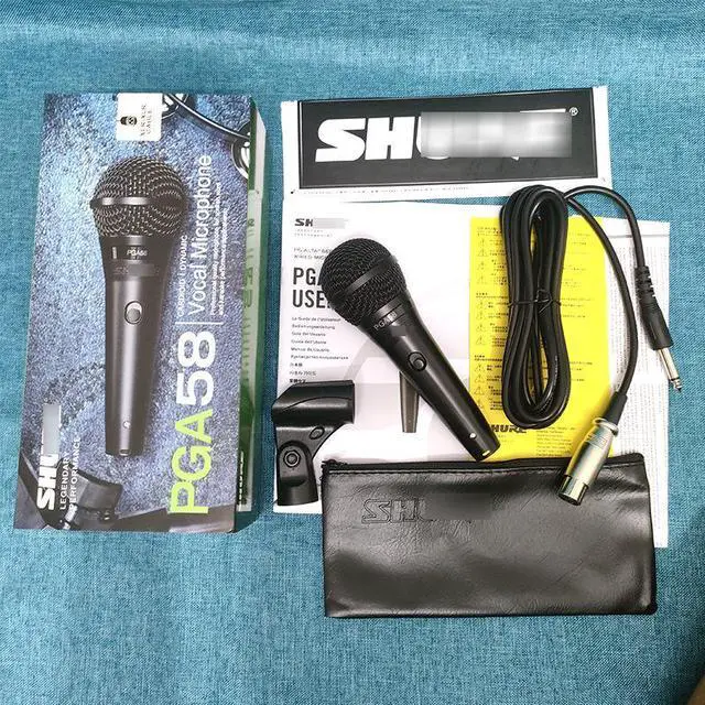 Alt view image 4 of 5 - PGA58 wired dyn amic microp hone, suitable for stage performances, home use in KTV, singing live streaming, professional