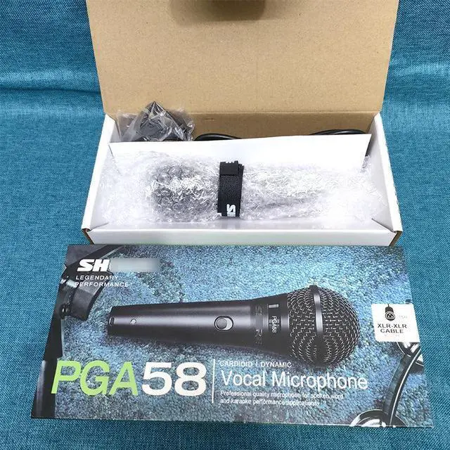 Alt view image 5 of 5 - PGA58 wired dyn amic microp hone, suitable for stage performances, home use in KTV, singing live streaming, professional