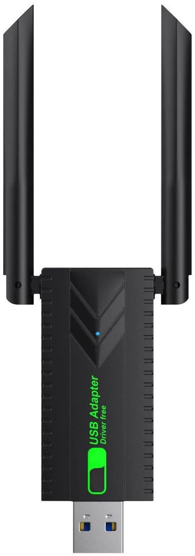 Main image of 1300m5g dual-band ac gigabit USB wireless network card -Wi-Fi network receiver with external transmitter