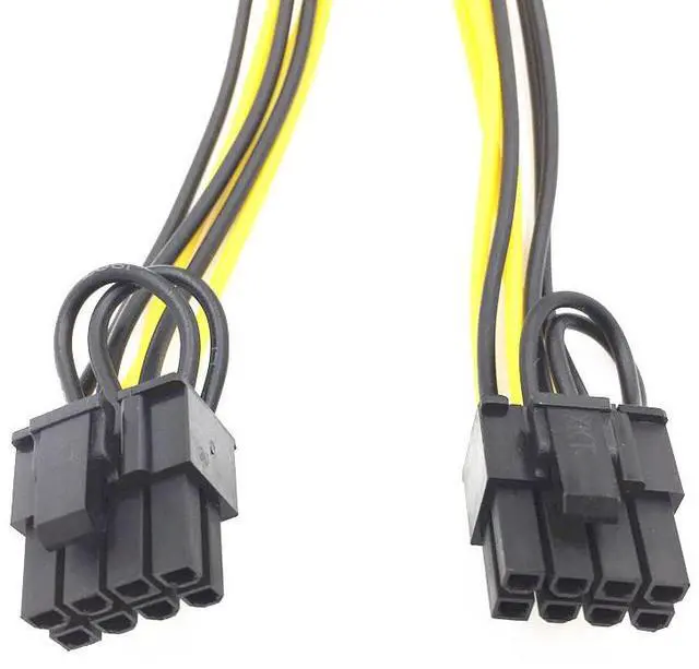 Alt view image 4 of 5 - 6-pin to dual 8-pin powersupply cable 6P to dual 8P 6P to 6+2 power supply cable 6P to 8P