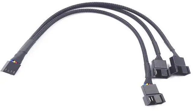 Main image of 4-pin fan - 1-conductor2-conductorfan cable-4-pin fan-1-conductorextension cable- motherboard fan2-conductors