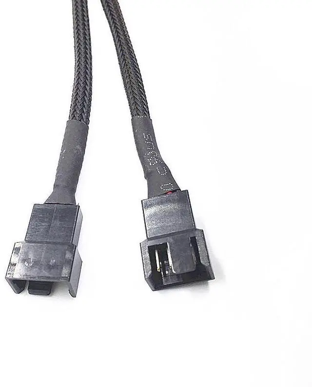Alt view image 3 of 4 - 4-pin fan - 1-conductor2-conductorfan cable-4-pin fan-1-conductorextension cable- motherboard fan2-conductors